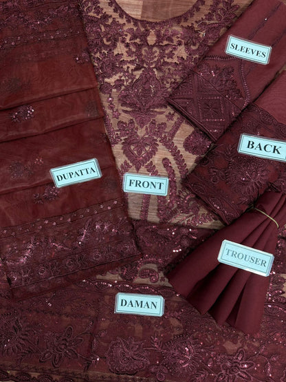 PARTY WEAR SUIT WORN BY NEELUM MUNIR