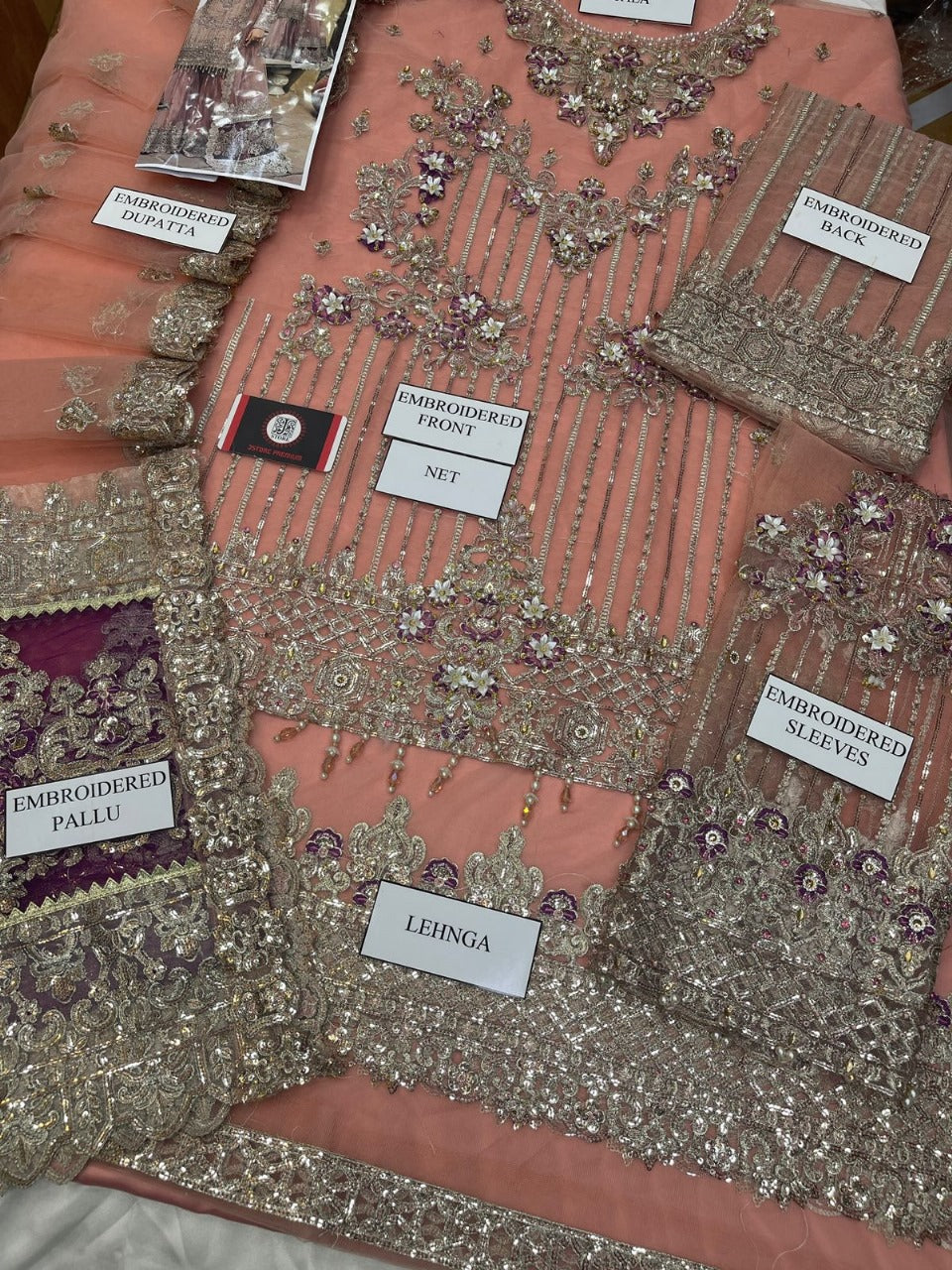 Imrozia Net Embroiderey Collection