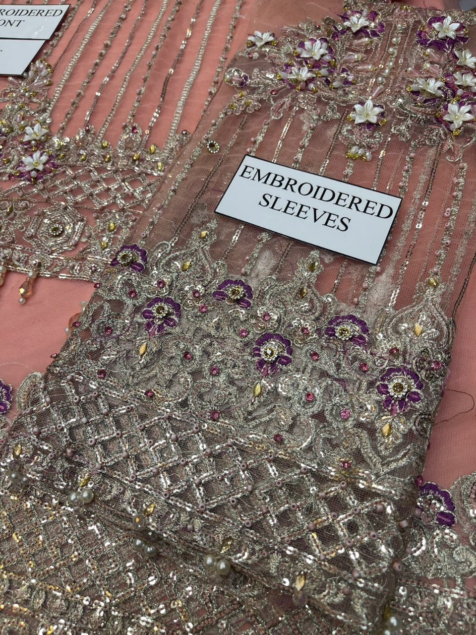 Imrozia Net Embroiderey Collection