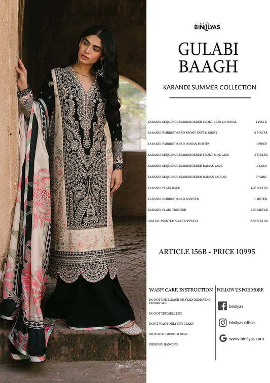 BIN ILYAS LUXURY CHIKENKARI LAWN