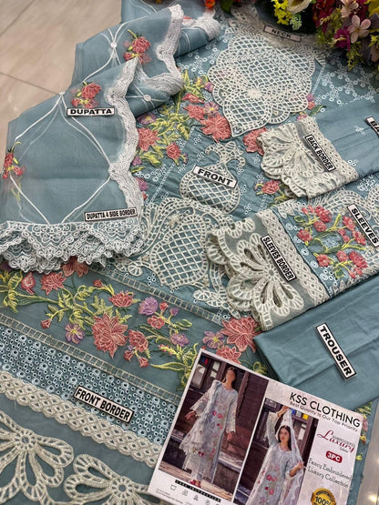 ADAN LIBAS LAWN ORGANZA