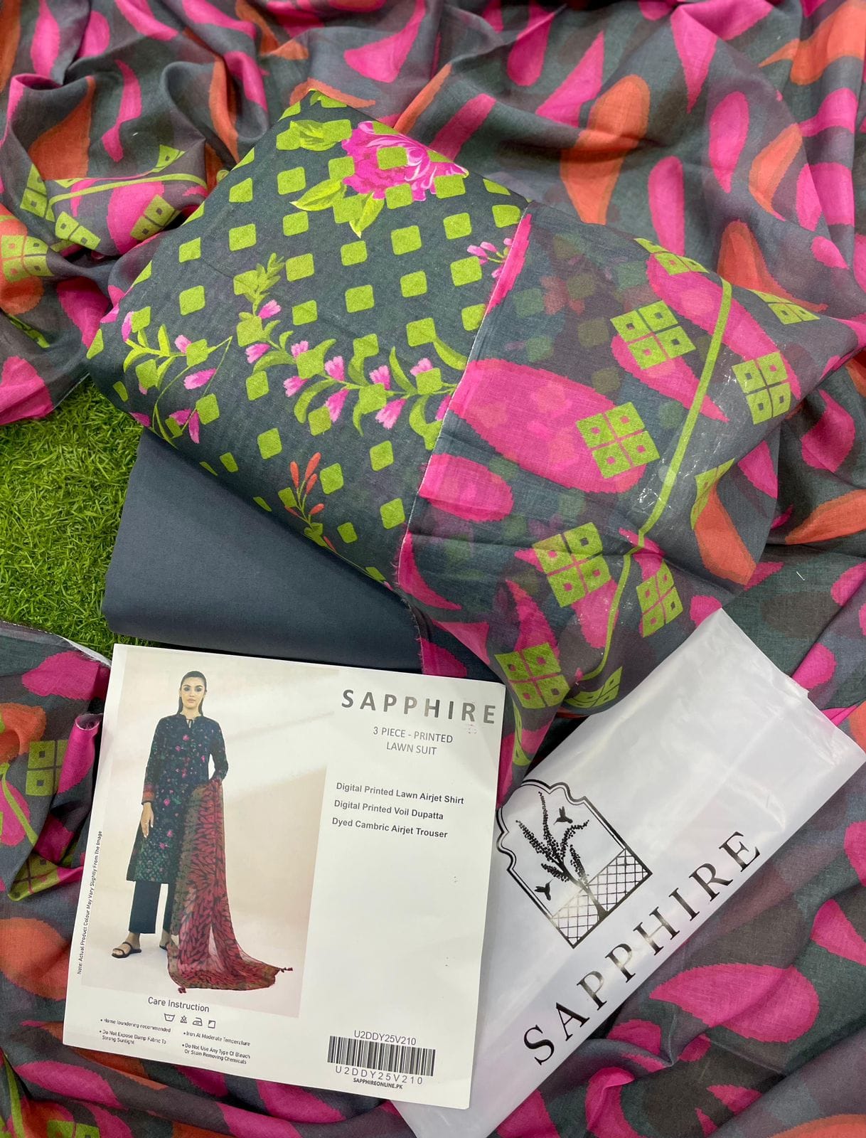 SAPPHIRE LAWN 3PC