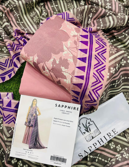 SAPPHIRE LAWN 3PC