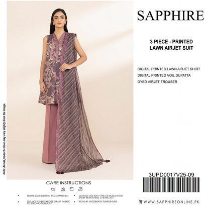 SAPPHIRE LAWN 3PC