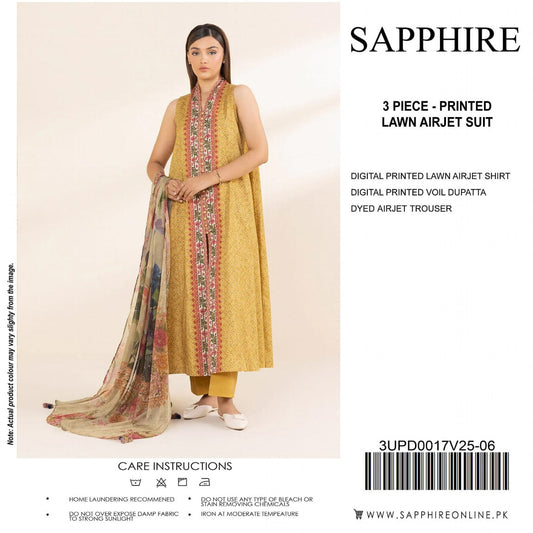 SAPPHIRE LAWN 3PC