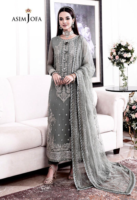 Asim Jofa Embroidered Chiffon Collection