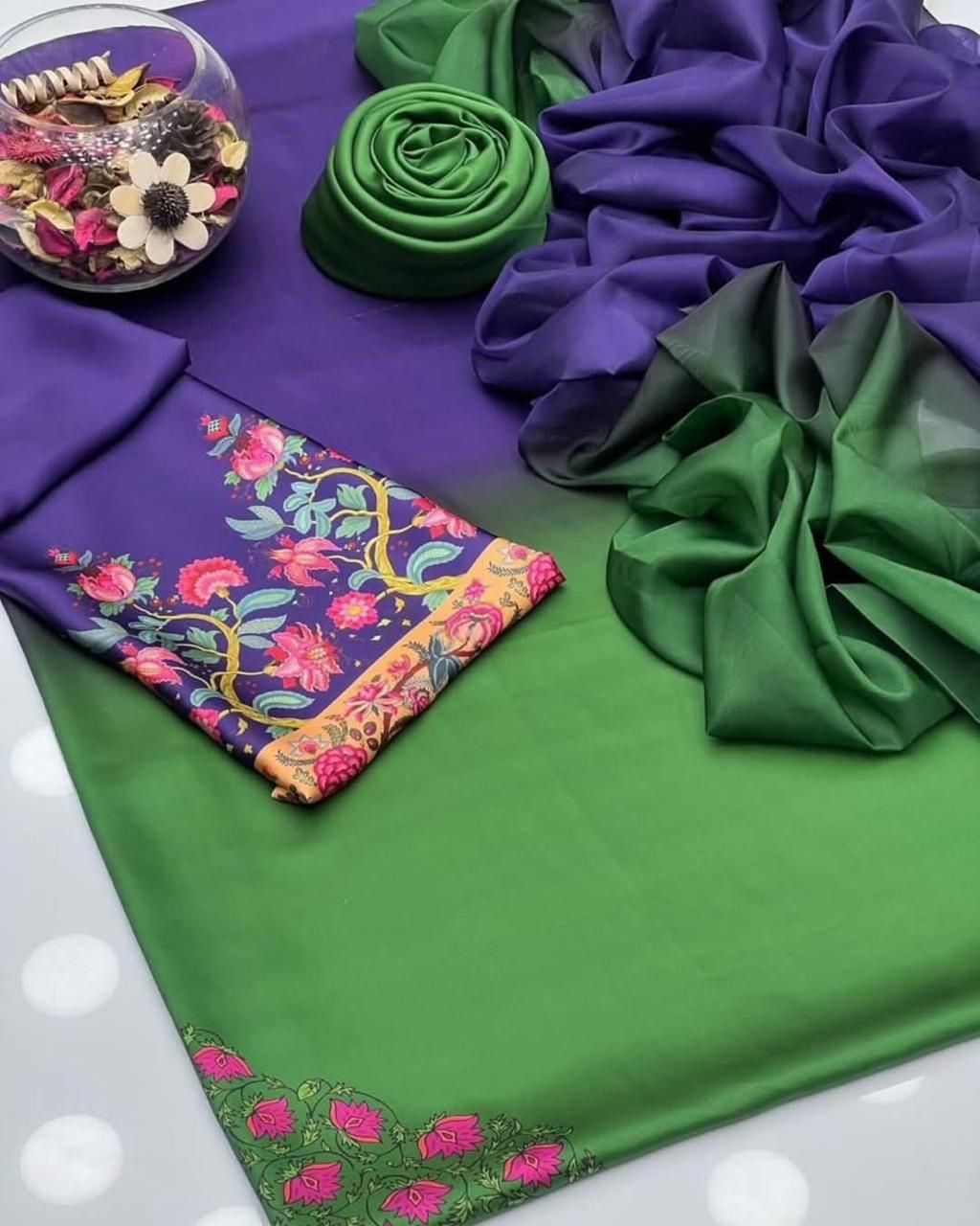 Floral Digital Printed