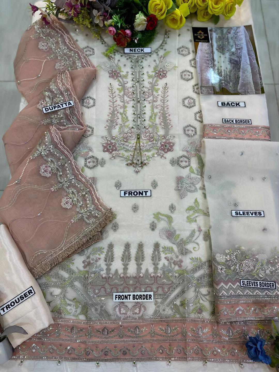 AGHA NOOR ORGANZA