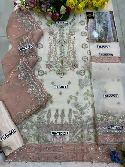 AGHA NOOR ORGANZA