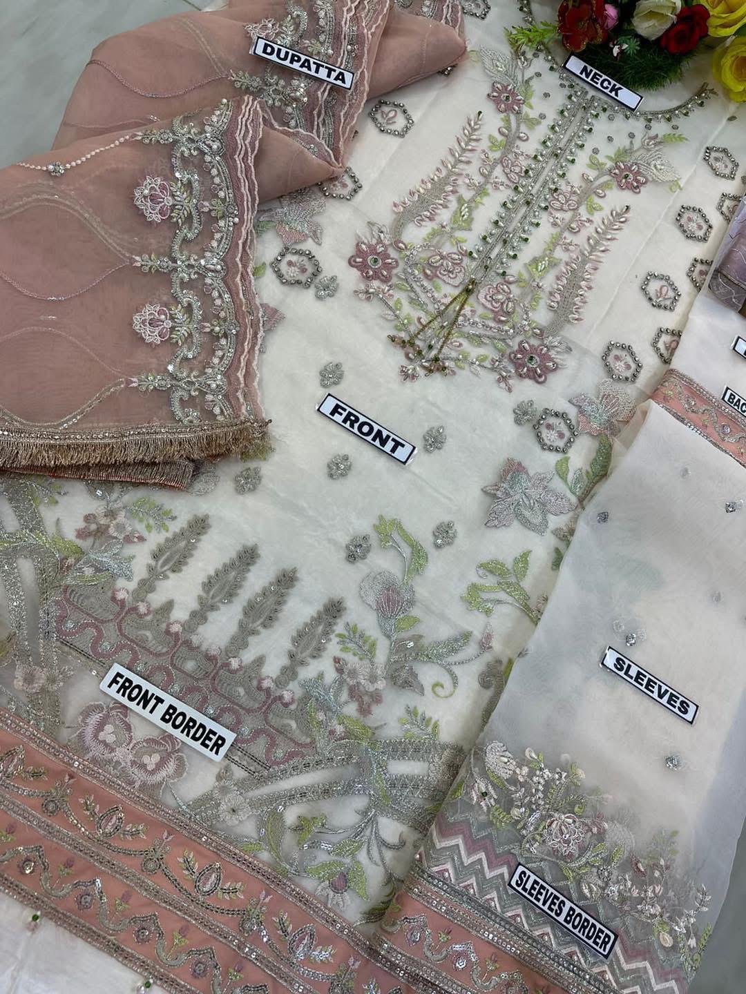 AGHA NOOR ORGANZA