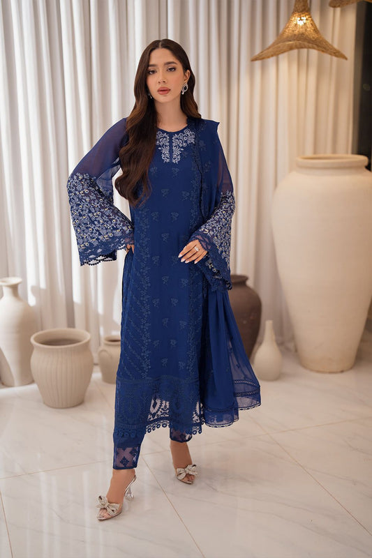 Azure Embroidered Chiffon Collection