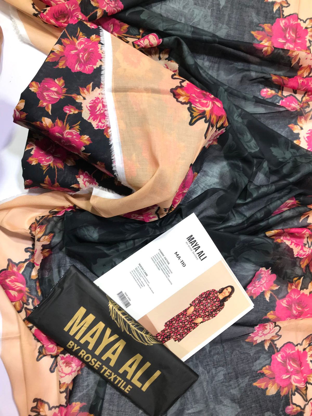 MAYA ALI Digital Printed Lawn 3 Piece