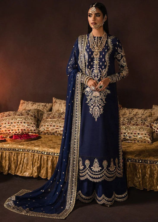 MAYA BY AFROZEH Velvet Embroidery Suit Net Embroidary Dupatta