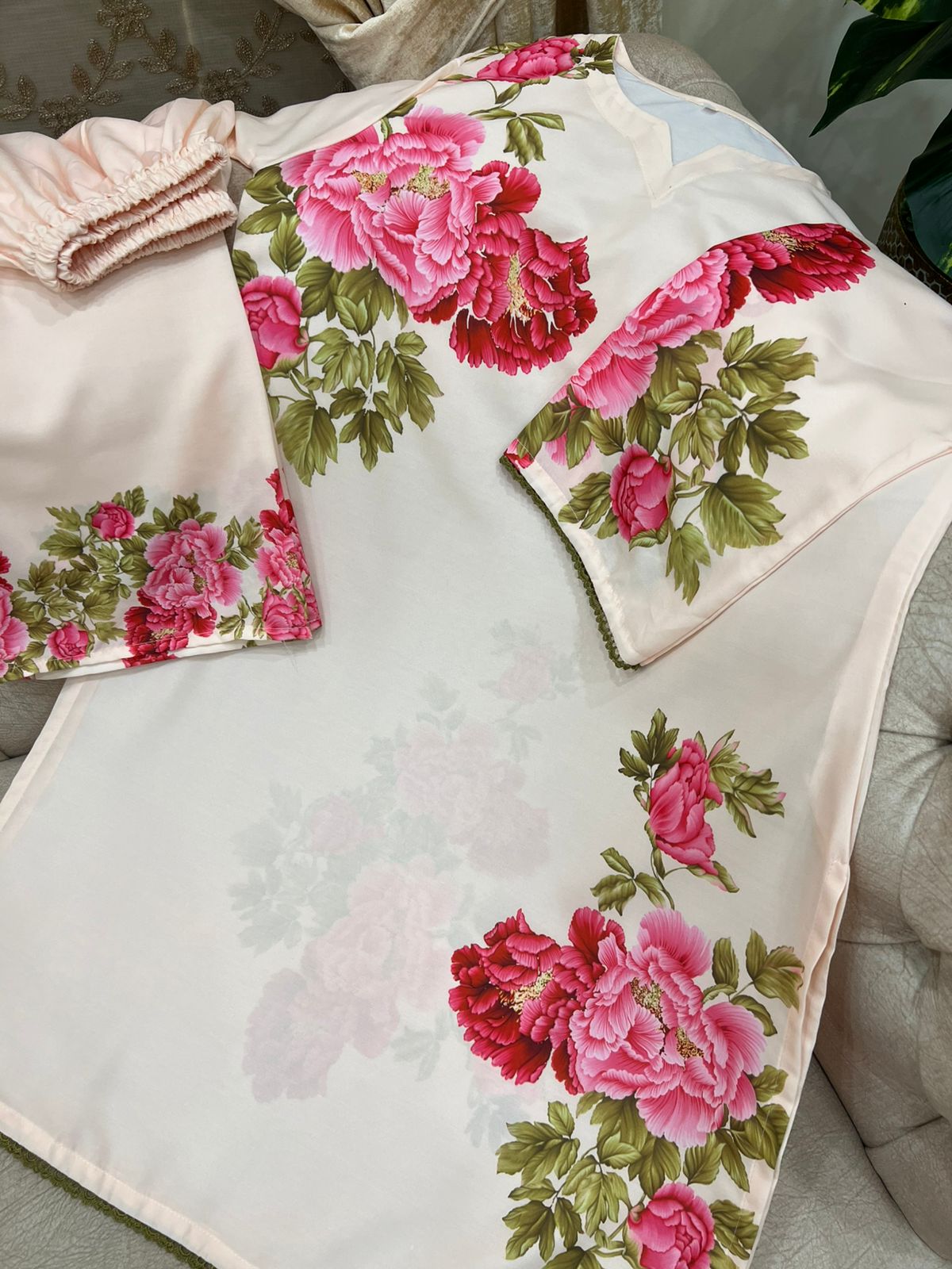 Stitched 2 Pc Co-ord Set