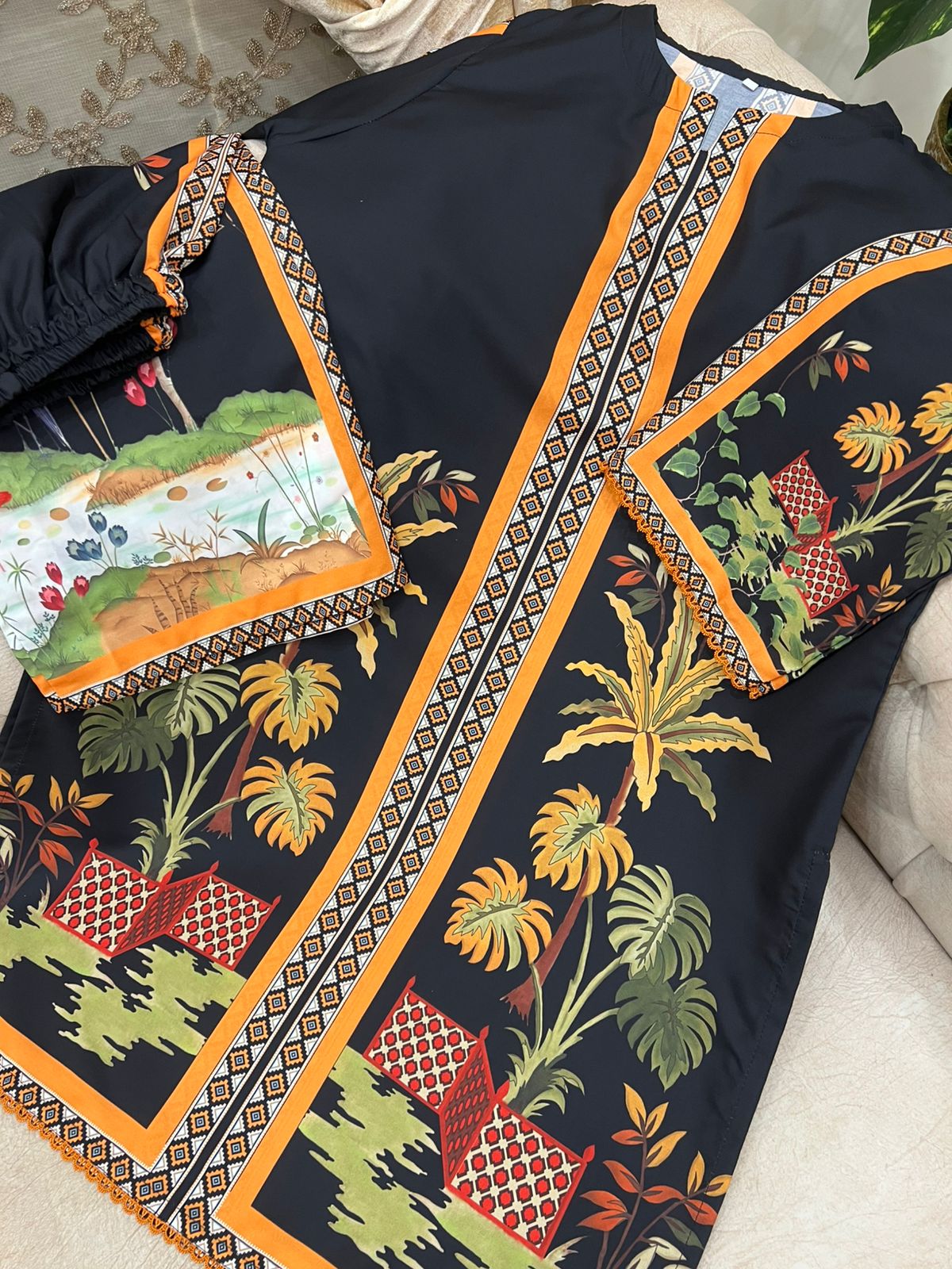 Stitched 2 Pc Co-ord Set