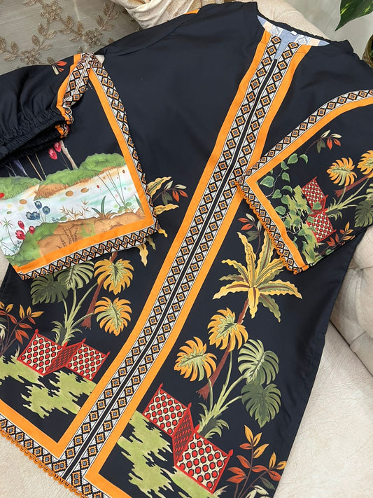 Stitched 2 Pc Co-ord Set