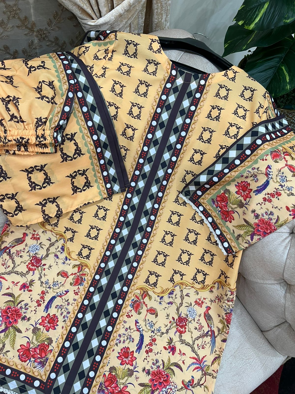 Stitched 2 Pc Co-ord Set