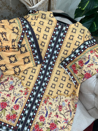 Stitched 2 Pc Co-ord Set