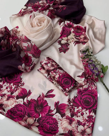 Floral Digital Printed
