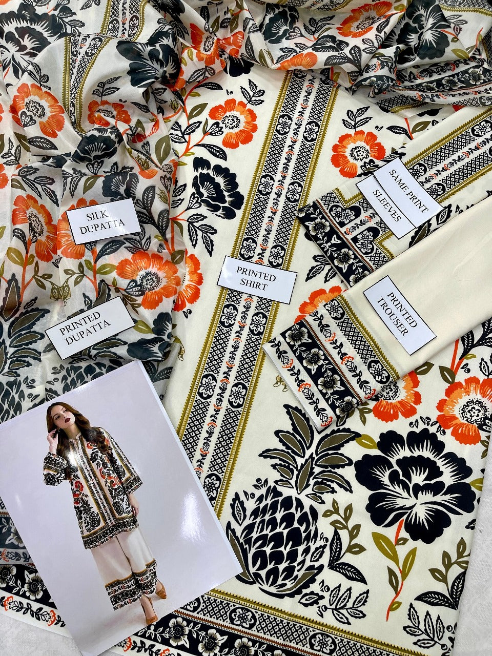 Floral Digital Printed