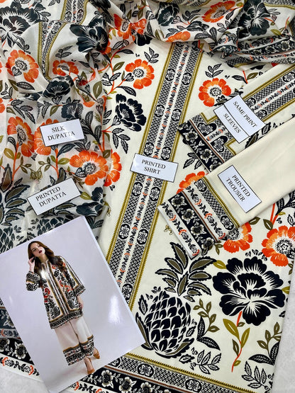 Floral Digital Printed