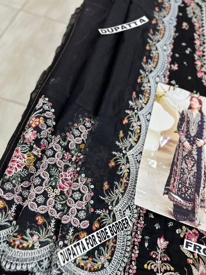 QALAMKAR LAWN COTTON NET
