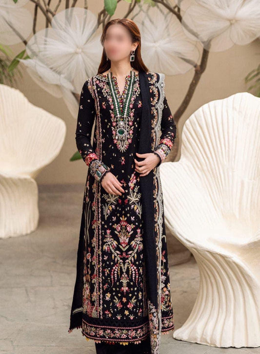 QALAMKAR LAWN COTTON NET