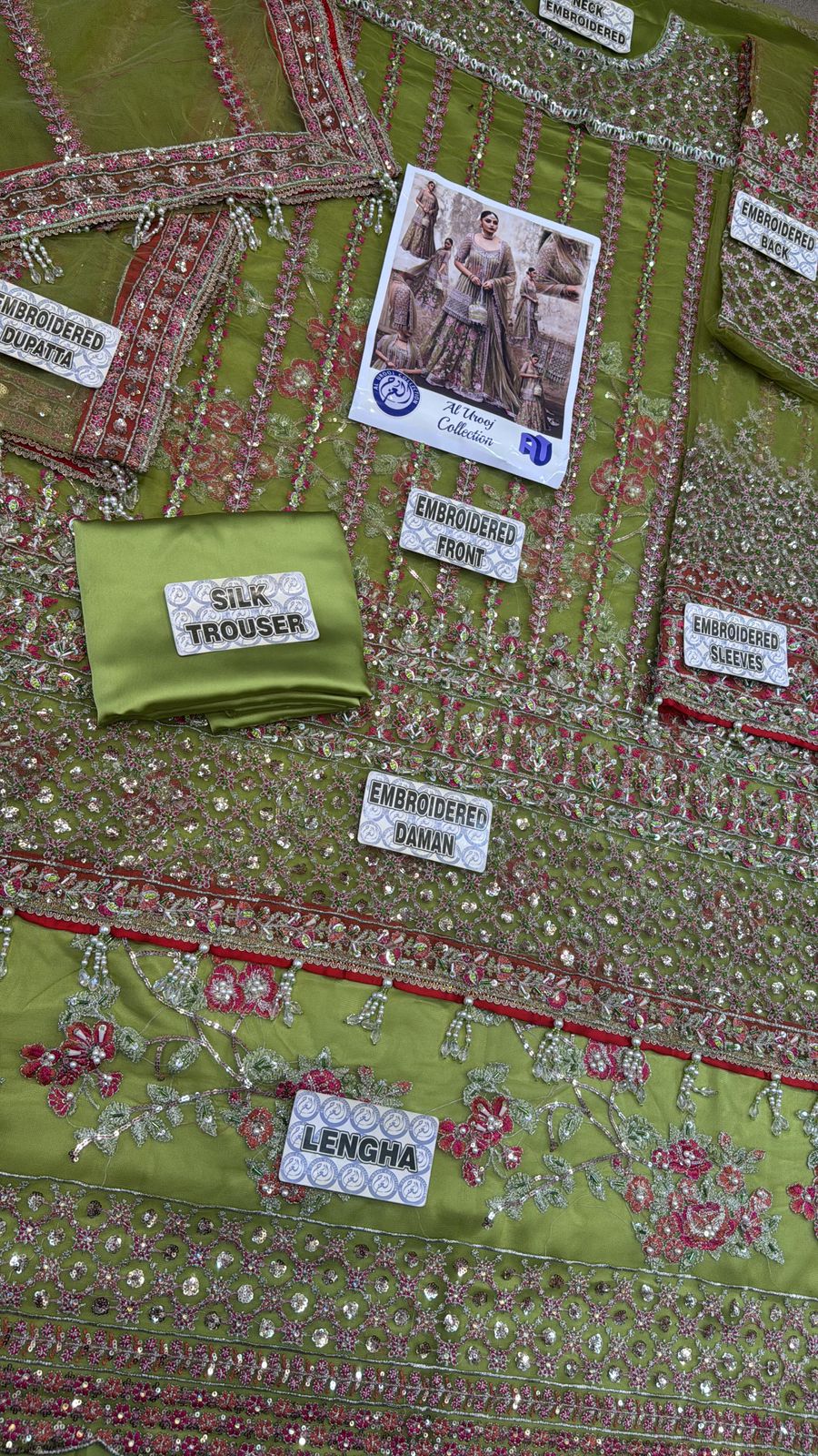 Safar Wedding Collection by HUSSAIN REHAR Bridal Lengha