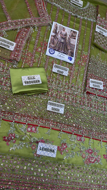 Safar Wedding Collection by HUSSAIN REHAR Bridal Lengha