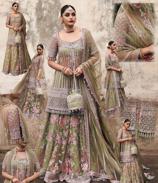 Safar Wedding Collection by HUSSAIN REHAR Bridal Lengha