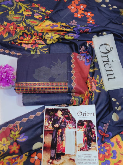 ORIENT Print DIGITAL LAWN
