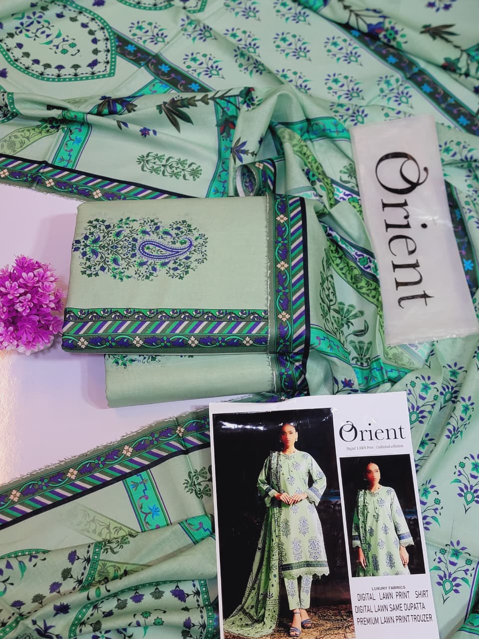 ORIENT Print DIGITAL LAWN