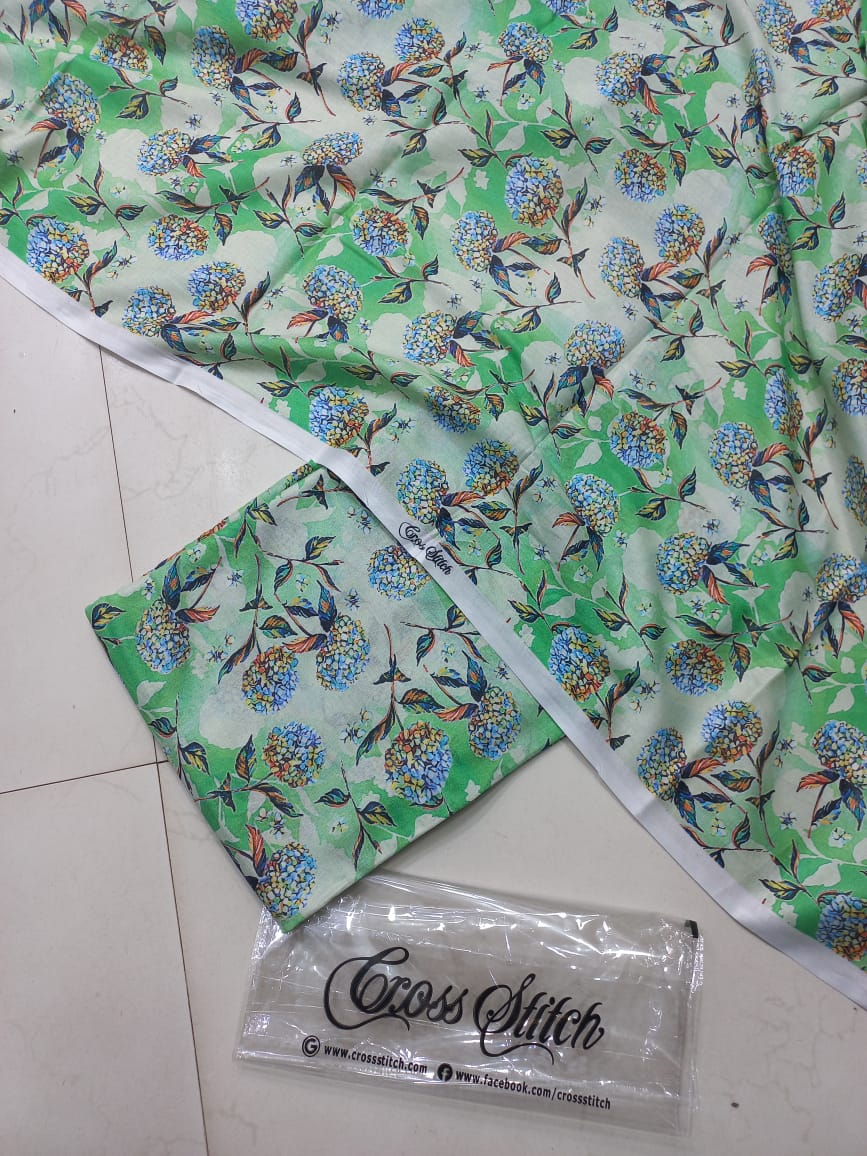 CROSS STITCH PRINTED 2 PIECE LAWN COLLECTION