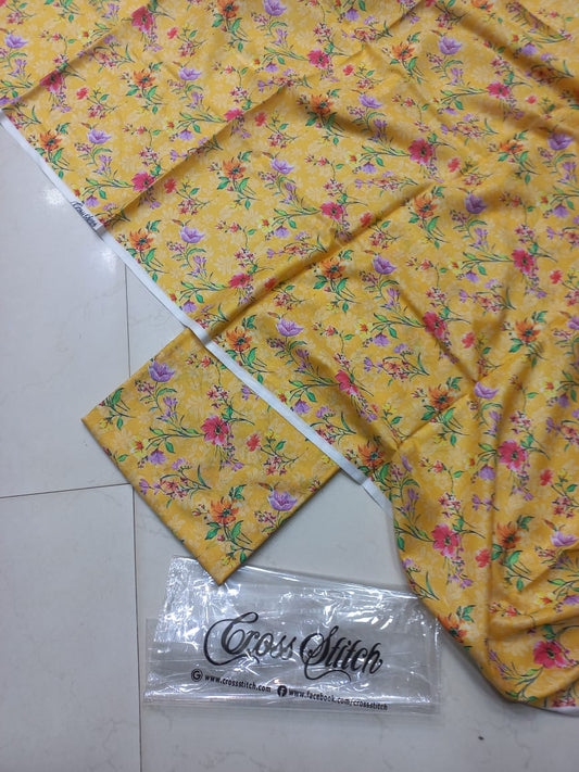 CROSS STITCH PRINTED 2 PIECE LAWN COLLECTION