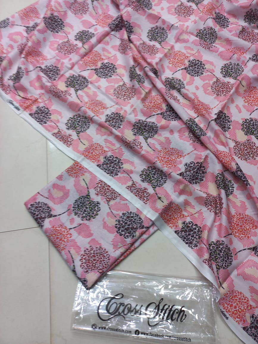 CROSS STITCH PRINTED 2 PIECE LAWN COLLECTION