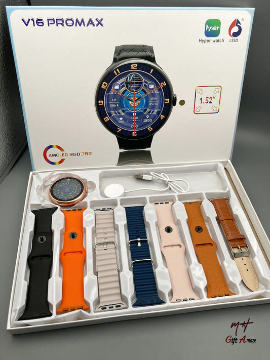 V16 Pro max Round Smart watch