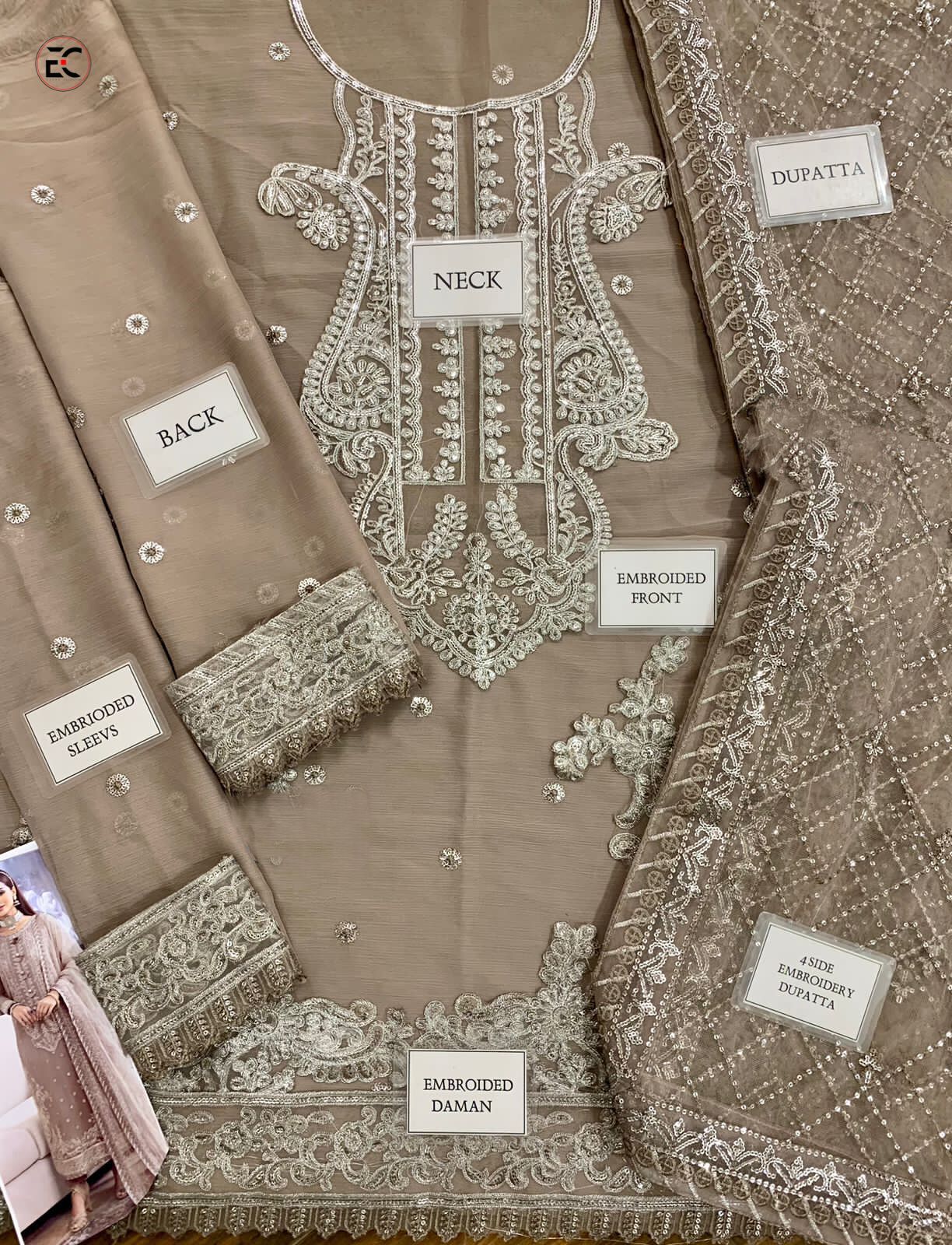 Asim Jofa JHILMIL CHIFFON