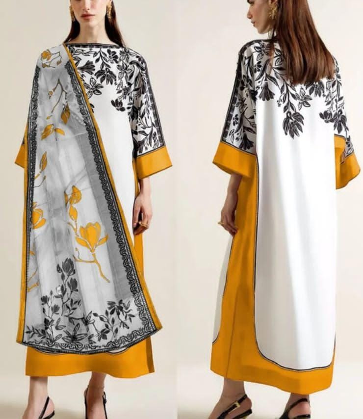 Floral Digital Printed
