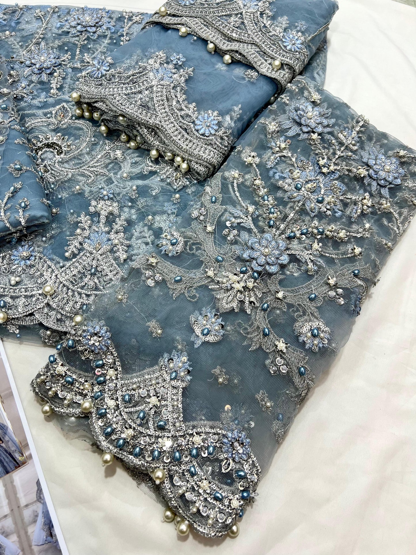 Maria-B Ice Blue Couture