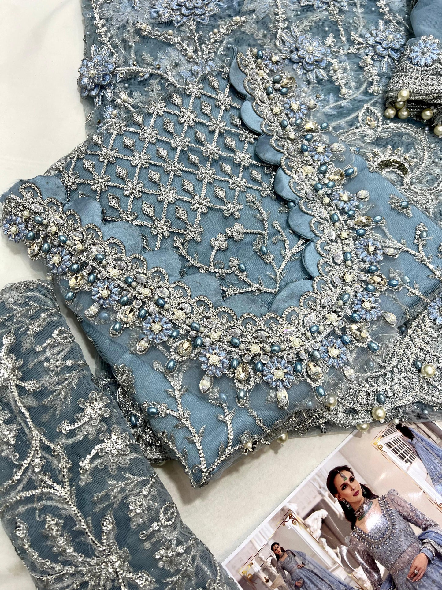Maria-B Ice Blue Couture