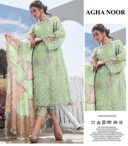 Agha Noor Organza Fancy Wedding Collection