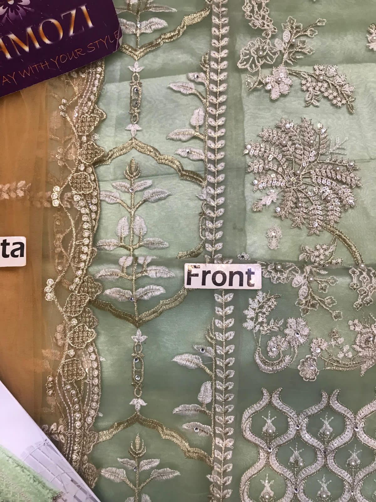 Agha Noor Organza Fancy Wedding Collection