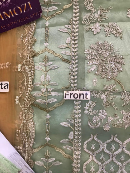 Agha Noor Organza Fancy Wedding Collection