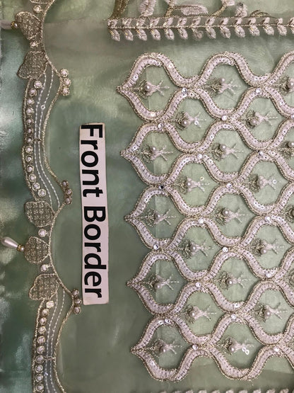 Agha Noor Organza Fancy Wedding Collection