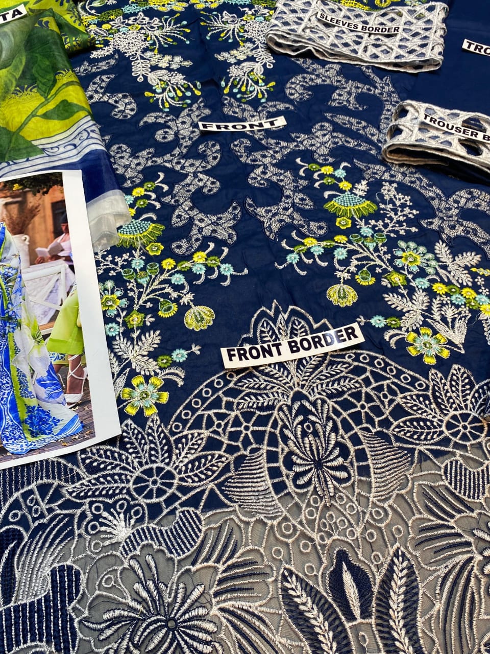 MUSHQ CHIKANKARI LAWN DIGITAL SILK