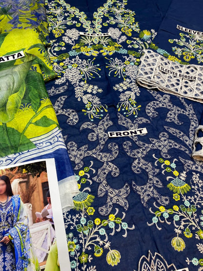 MUSHQ CHIKANKARI LAWN DIGITAL SILK