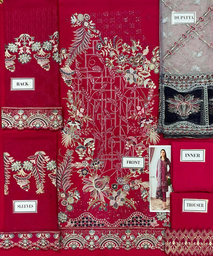 Ramsha Chiffon Embroidered Collection