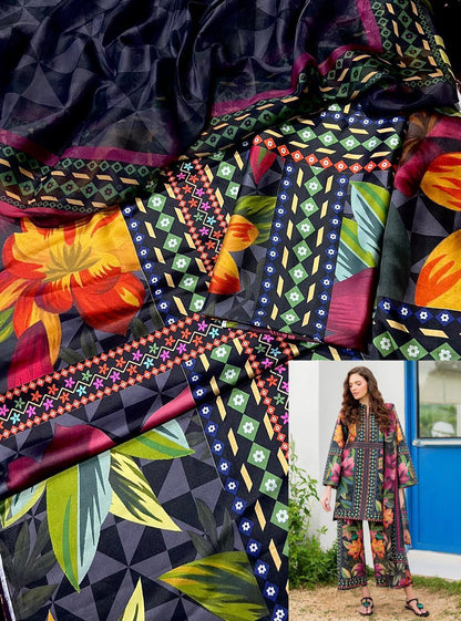 Floral Digital Printed
