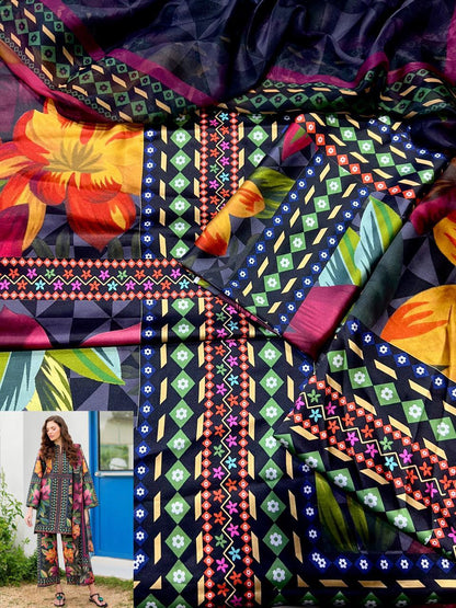 Floral Digital Printed
