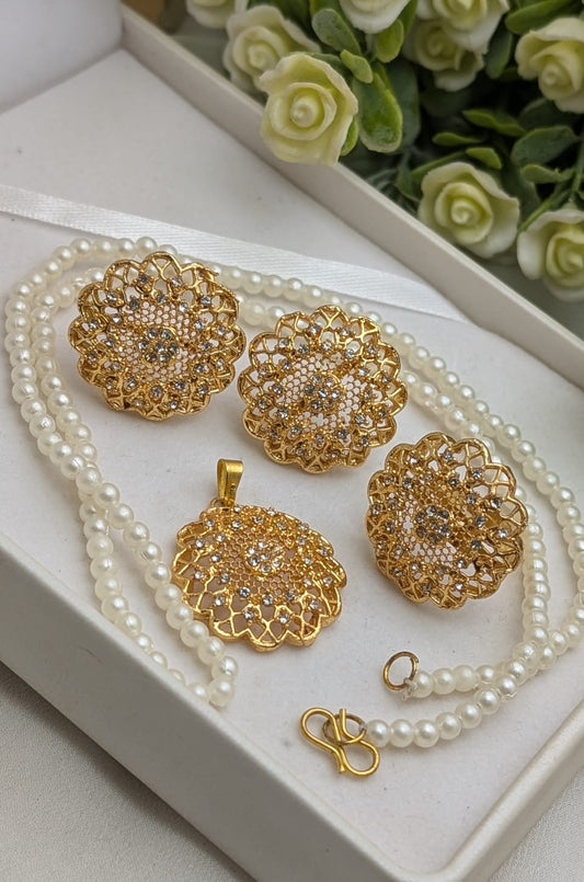 Sun Flower Locket Set